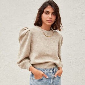 Loeffler Randall Puff Sleeved Sweater